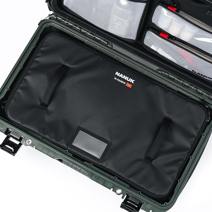 NANUK N-Cubik 13L Camera Bag Insert– Large Water-Resistant Cube – Shockproof Protective Camera Insert for Backpack (11.4”x 20.4” x 5.1”)