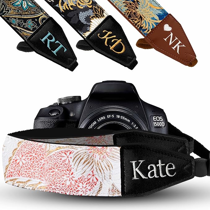 Art Tribute Camera Strap for All DSLR and Mirrorless Cameras. Photographers Strap Neck, Shoulder & Crossbody Camera Strap