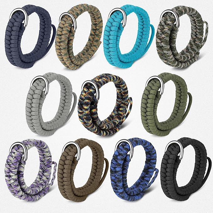 SUNYA Camera Wrist Strap Hand Lanyard Made of Paracord for Photographers to Secure DSLR. Peak Quality Accessory D ring