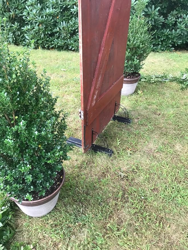 Rustic Wedding Door Stand, Black Metal Display Stand for Ceremony Backdrop, Vintage Door Frame Holder, Outdoor Event Decor