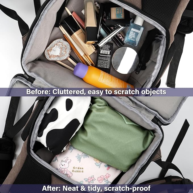 Walking Way Self-Adhesive Magic Cloth Makeup Bag, Portable Protective Cosmetic Pouch, Camera Lens Wrap, Stylish Travel Organizer for Beauty Essentials, Travel, Gifts & Daily Use