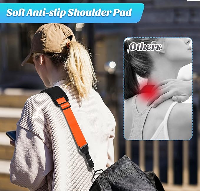 Padded iPad Binocular Camera Shoulder Strap, Nylon Neck Lanyard Strap for Tablet Case Crossbody Laptop Luggage Bag