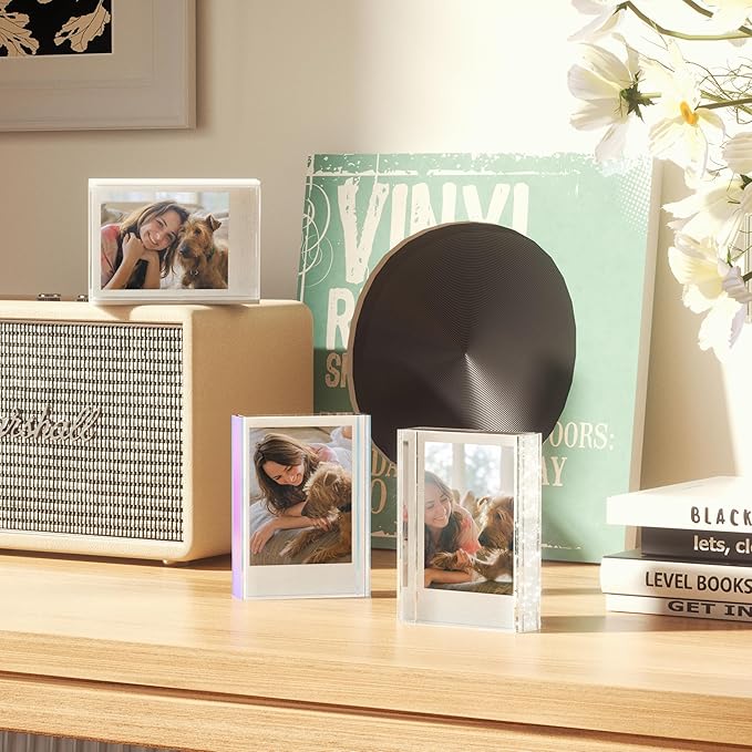 WINKINE Polaroid Frame for Photos, Instax Frame, 2x3 Mini Picture Frames for Fujifilm Instax Mini Film, Polaroid Film Frames for Desktop, 2x3 Small Photo Display