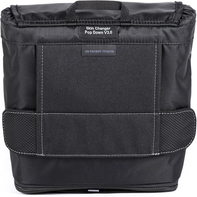 Think Tank Thin Skin Changer Pop Down V3.0 Compressible Modular System Pouch for Gripped Camera Body or 2 Small Lenses