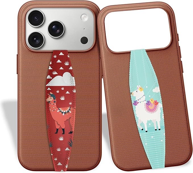 Switchbands Phone Grip Strap - Reversible Finger Holder for Phone Back, Customizable Anti-Slip Design, Wireless Charging Compatible Detachable Holder for iPhone - Como se Llama