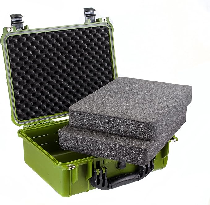Eylar Hard Gun Case Water & Shock Proof with Foam 16 inch 13 inch 6.87 inch