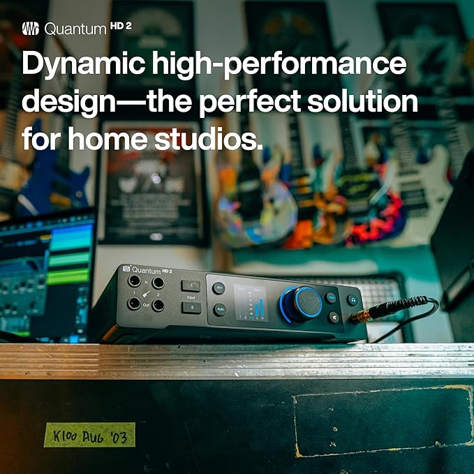 PreSonus Quantum HD 2 20 x 24, 32-bit / 192 kHz USB-C Audio Interface With Studio One Pro Software
