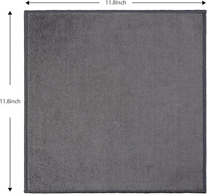 12 Pack Microfiber Cleaning Cloth 11.8x11.8inch - Streak-Free, Reusable Wipes for Glass, Kitchen, Car, Dusting - Absorbent & Lint-Free (Mixed Color 3, 11.8 x 11.8 inch)