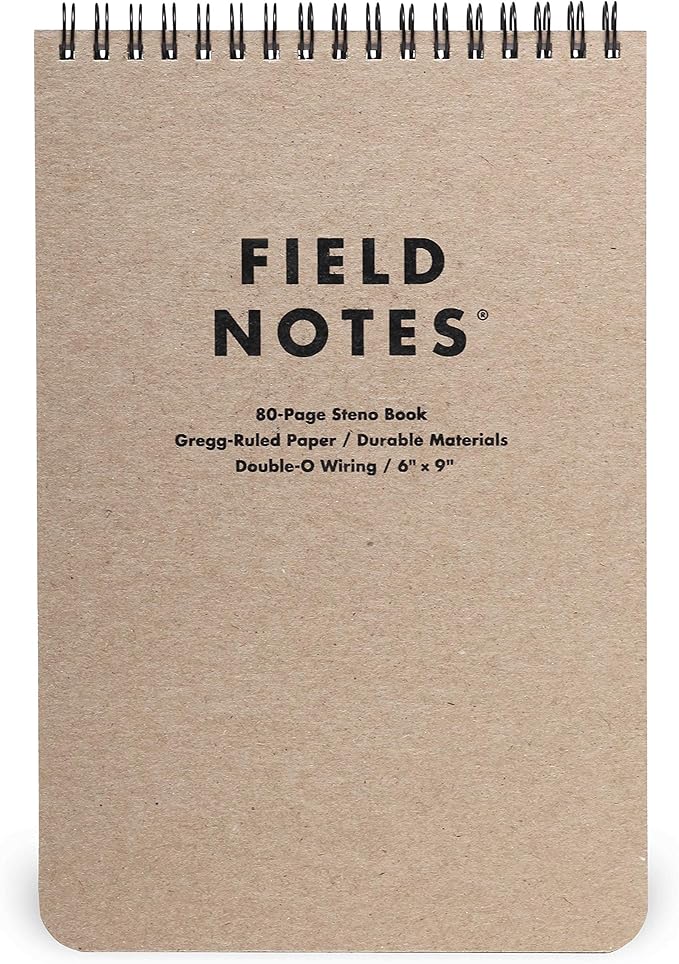 Field Notes - Steno Pad, 80 Pages - 6" x 9"
