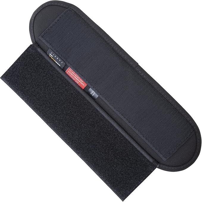 Manhattan Portage Shoulder Pad Hook & Loop Strap with Thick Padding Adjustable 2.5 Inches Wide 1000D Cordura Comfort (Black)