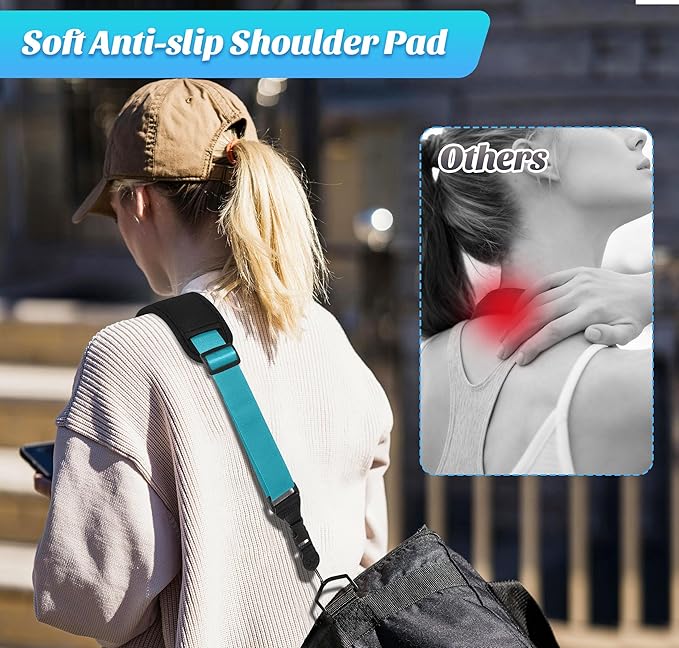 Padded iPad Binocular Camera Shoulder Strap, Nylon Neck Lanyard Strap for Tablet Case Crossbody Laptop Luggage Bag