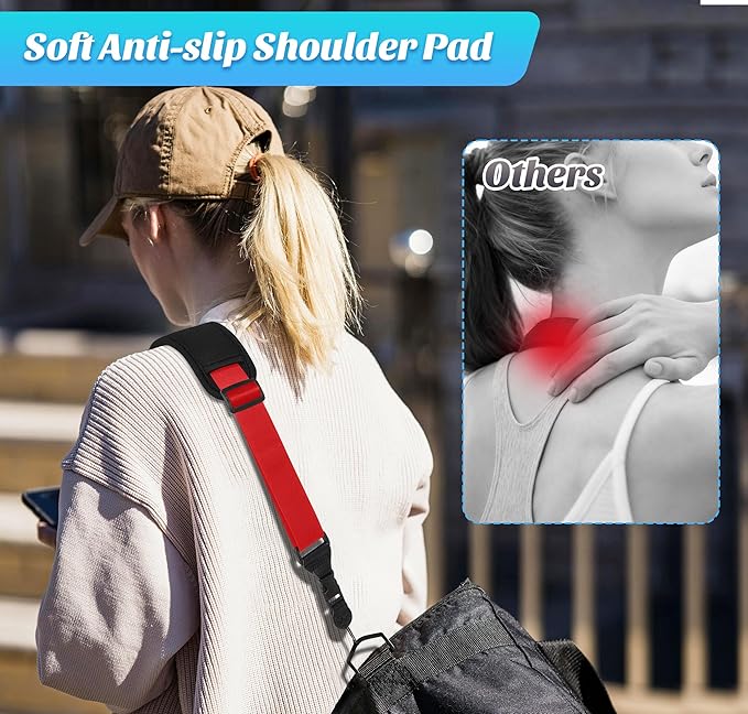 Padded iPad Binocular Camera Shoulder Strap, Nylon Neck Lanyard Strap for Tablet Case Crossbody Laptop Luggage Bag