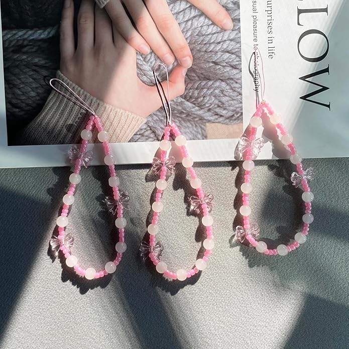 Phone Charm Strap Cute Phone Lanyard Wrist Strap Bracelet Accessories for Digital Camera,Keychain,Bag