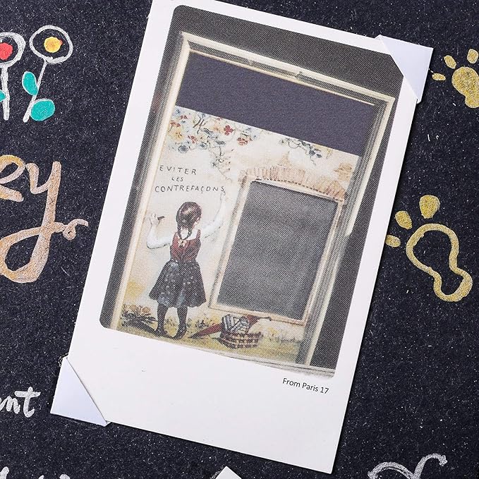 Bememo 2040 Pieces Self-Adhesive Photo Corners Stickers Acid Free Photo Mounting Corners for DIY Scrapbook, Album, Memory Books, Journal, Diary (Black and Transparent)