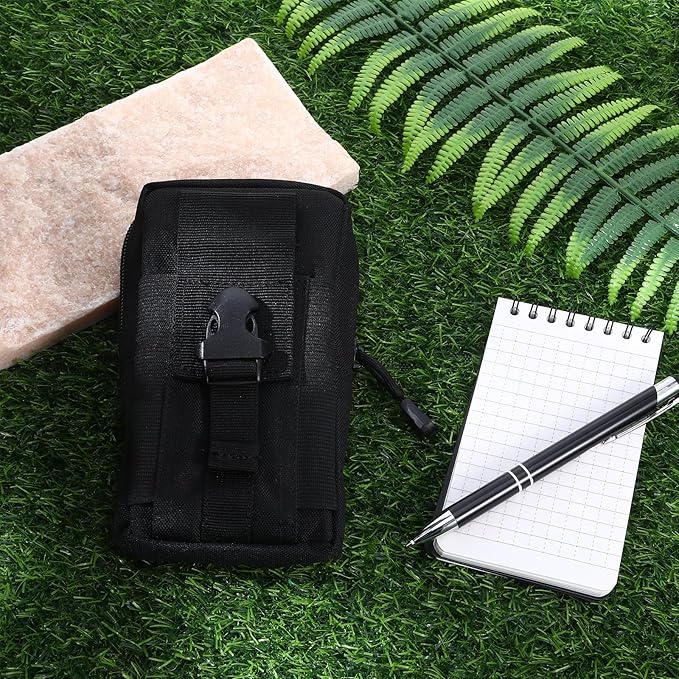 6 Pcs Waterproof Notebook Set, Write in The Rain Notebook, All Weather Notebook, Police Notepad, Field Notes Notebooks, 3 × 5" Pocket Notebook with Pen and Cover for Outdoor Activities Recording Black