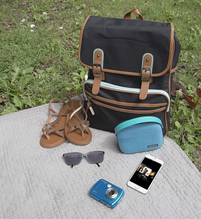 Polaroid IS048 Digital Camera - Small Lightweight Waterproof Instant Sharing 16 MP Digital Portable Handheld Action Camera (Black)