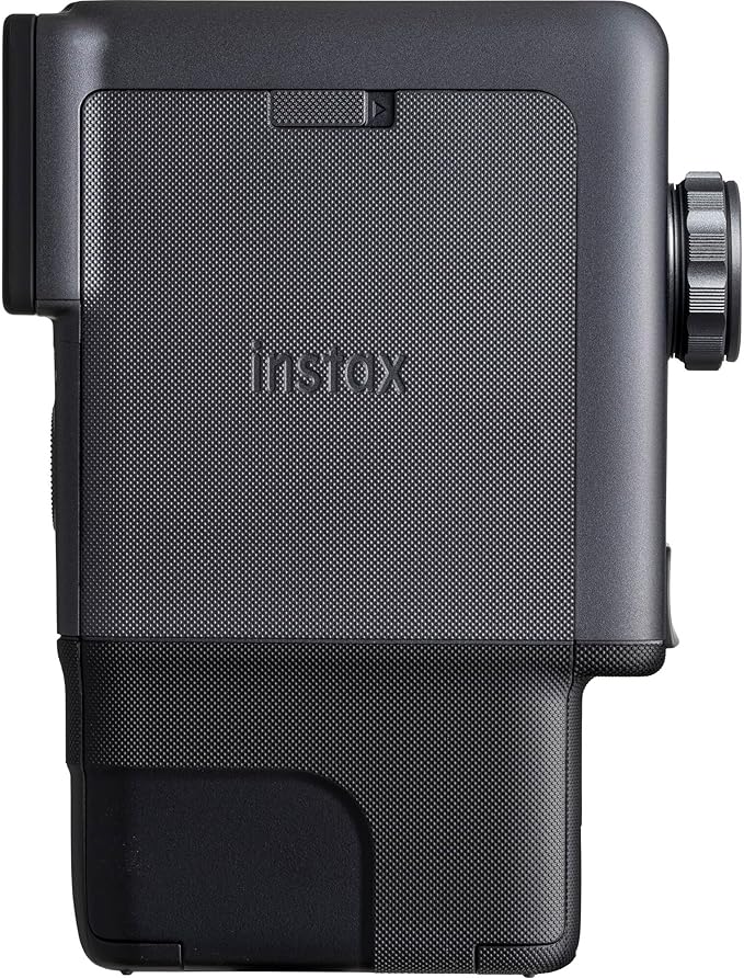 FUJIFILM instax mini Evo Cinema Hybrid Instant Camera Viewfinder, Grip, Hand Strap Bundle with Album, Tripod, 32GB Card, USB Reader and Cleaning Kit