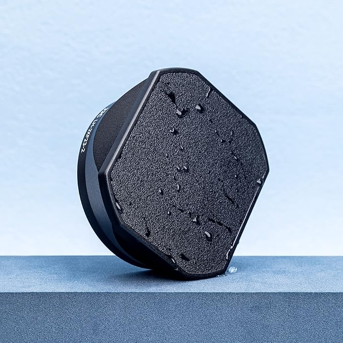 JJC Metal Square Lens Hood for Fujifilm Fuji Fujinon XF 23mm F1.4 R LM WR & XF 33mm F1.4 R LM WR Lens Replaces Fuji LH-XF23 II/LH-XF23-2 Lens Hood with a Hood Cap on X-T4 X-T3 X-Pro3 X-Pro2 Camera