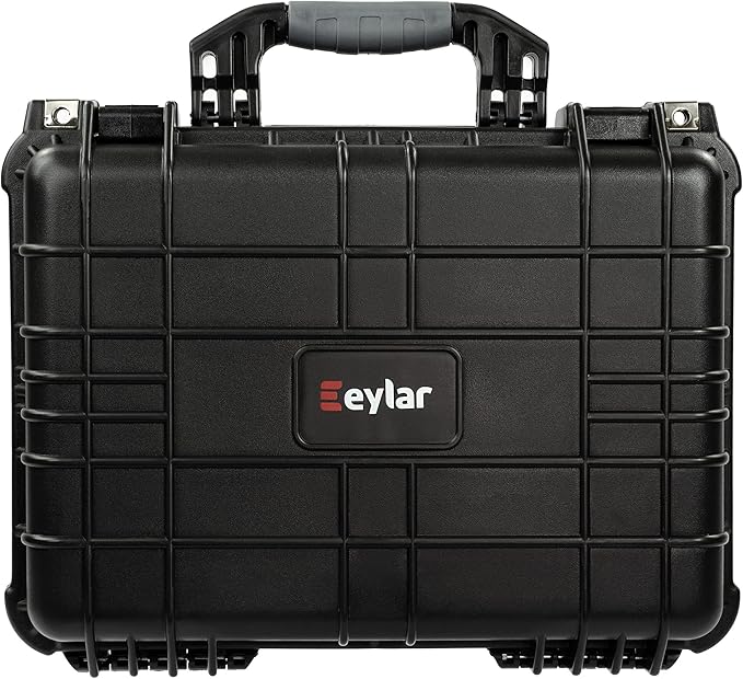 Eylar Hard Gun Case Water & Shock Proof with Foam 16 inch 13 inch 6.87 inch