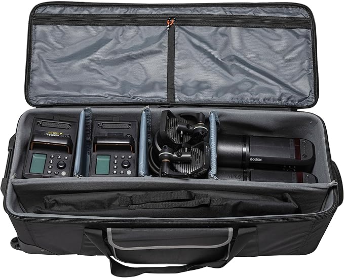 Godox LA300R RGB LED Light Kit (3K), 300W Adjustable RGBWW with 1800K–10,000K CCT, CRI/TLCI 96+, Bowens Mount, App & DMX Control, 3-Light Kit with Reflectors and Case for Studio and Video