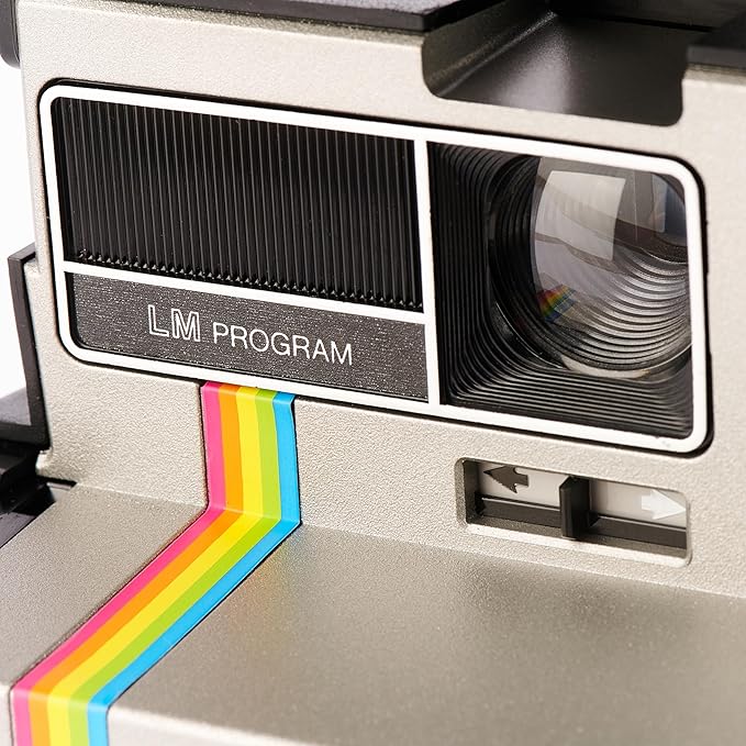 Polaroid Supercolor 635 Instant Camera | Vintage Retro Instant Film Camera with Built-in Flash | Compatible with Polaroid 600 Film