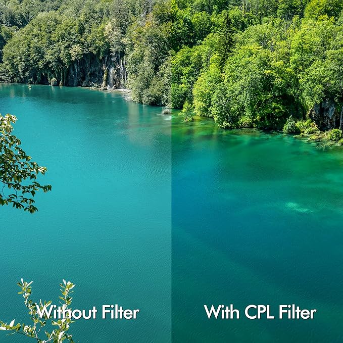 Magnetic CPL Circular Polarizer Filter for iPhone 17 Pro/Pro Max - Polarizing Camera Lens Effect Filter (Requires GiAi Magnetic Case - Sold Separately)