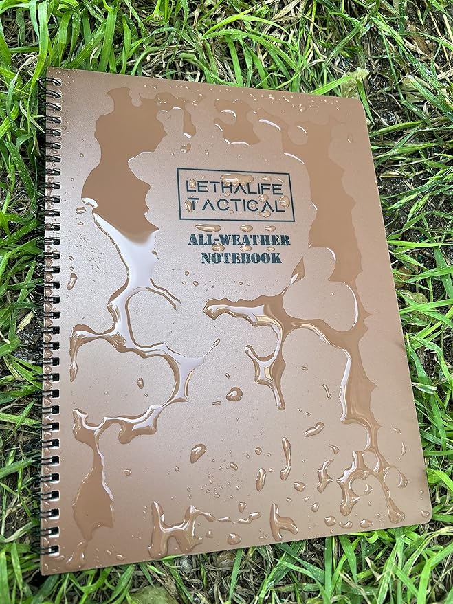 8.5x11 inch All Weather Notepad Writing Pad (Coyote Brown)