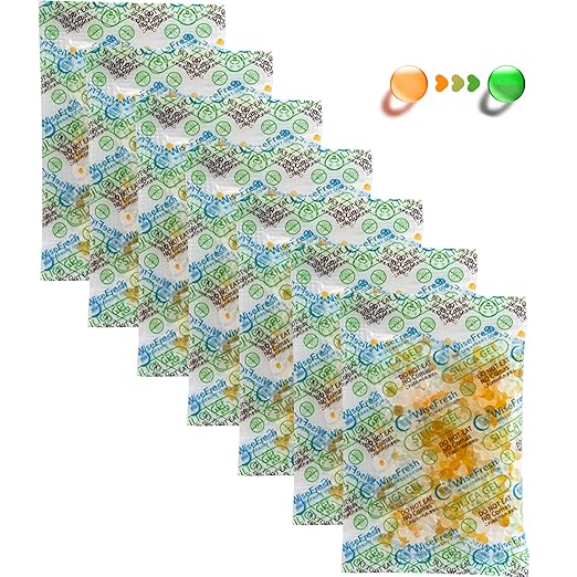 1000Pcs 5 Gram Food Safe Desiccant Packs, Indicating Silica Gel Packets Desiccant Dehumidifiers - Silica Packs, Silica Gel, Moisture Absorbers, Silica Packets