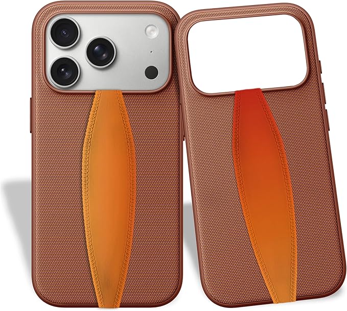 Switchbands Universal Phone Grip Strap – Pack of 2, Customizable Phone Holder for Hand, Wireless Charging Safe Phone Handle Grip, Phone Strap for iPhone, Samsung & Android Cases - Sherbert Sunset
