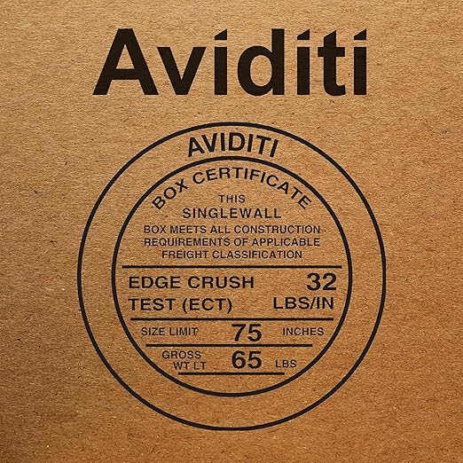 AVIDITI Large Mirror Box 30”L x 3.5”W x 40”H (1-Pack), Cardboard Boxes Perfect for Moving, Storing, Packing & Shipping, Ideal for TV's, Picture Frames, Mirrors & Art