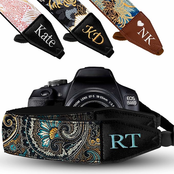 Art Tribute Camera Strap for All DSLR and Mirrorless Cameras. Photographers Strap Neck, Shoulder & Crossbody Camera Strap