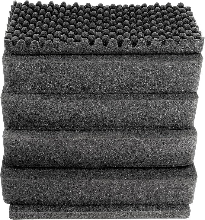Eylar 19.7 inch Tall Protective Roller Gear Case, Water & Shock Resistant with Foam