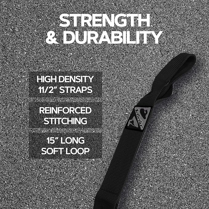 Jettribe Jet Ski Tow Loop - Nylon Loop Tow for Ultimate Watercraft Performance - Jettribe PWC Race Accessories for Secure Emergency Tows - Bow Tow Strap with Quick Connect - Black
