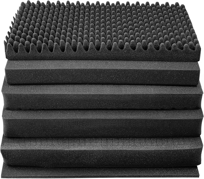 Eylar XL 24 inch Deep Protective Gear, Camera, Tools, Equipment Hard Case Waterproof w/Foam Black