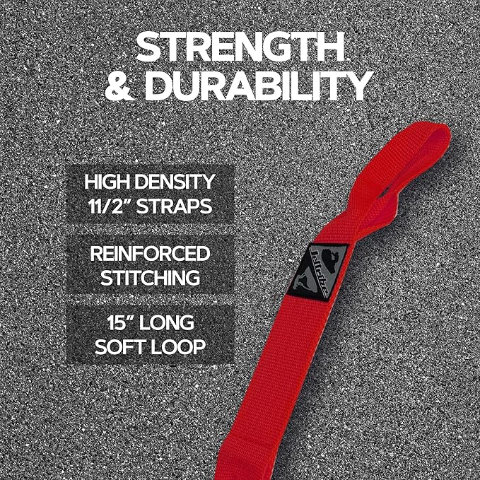 Jettribe Jet Ski Tow Loop - Nylon Tow for Ultimate Watercraft Performance - Jettribe PWC Race Accessories for Secure Emergency Tows - Bow Tow Strap with Quick Connect - Red