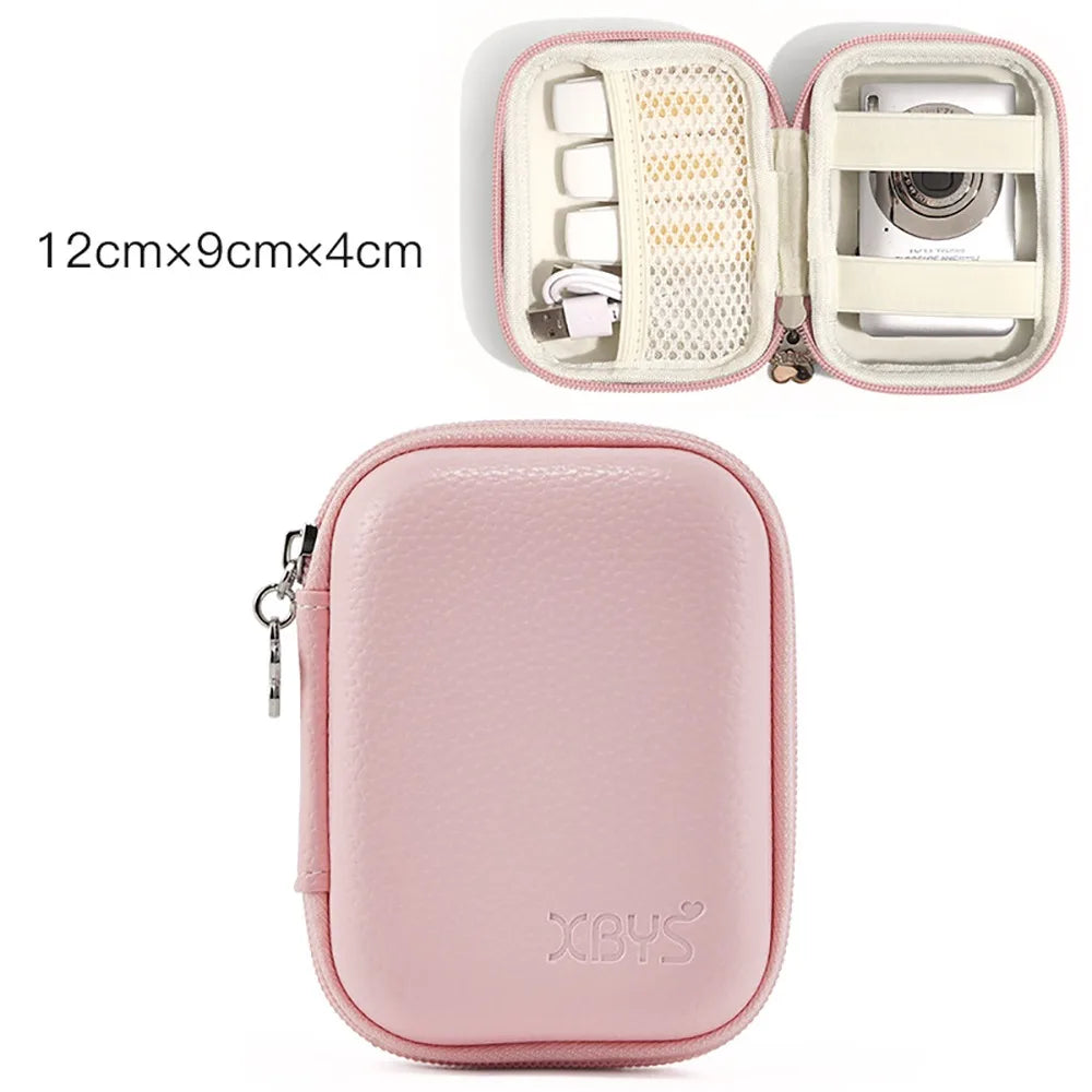 Camera Case for Digital Video Cameras Storage Holder Bag Shockproof Waterproof PU Leather Storage Bag Camera Accessories