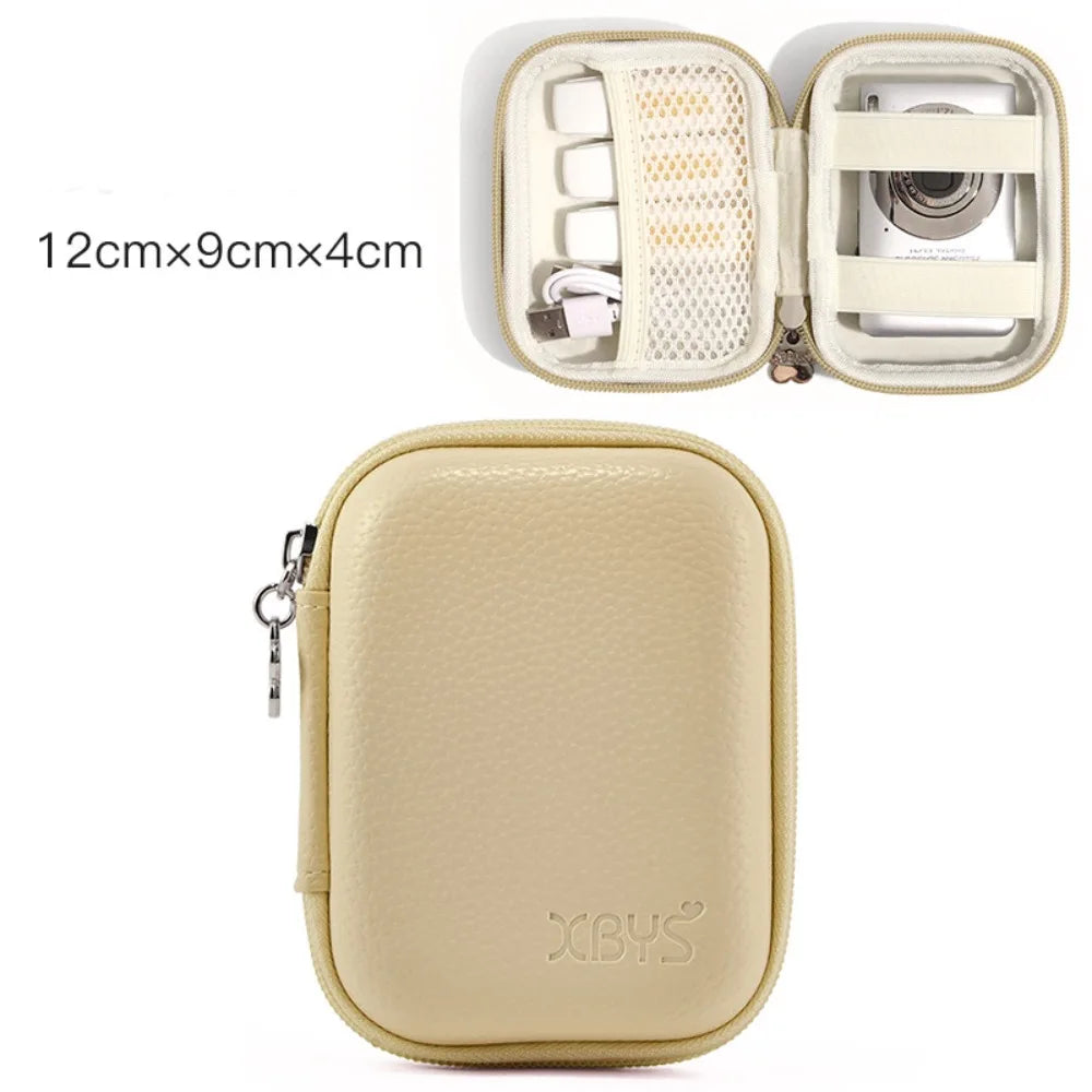 Camera Case for Digital Video Cameras Storage Holder Bag Shockproof Waterproof PU Leather Storage Bag Camera Accessories