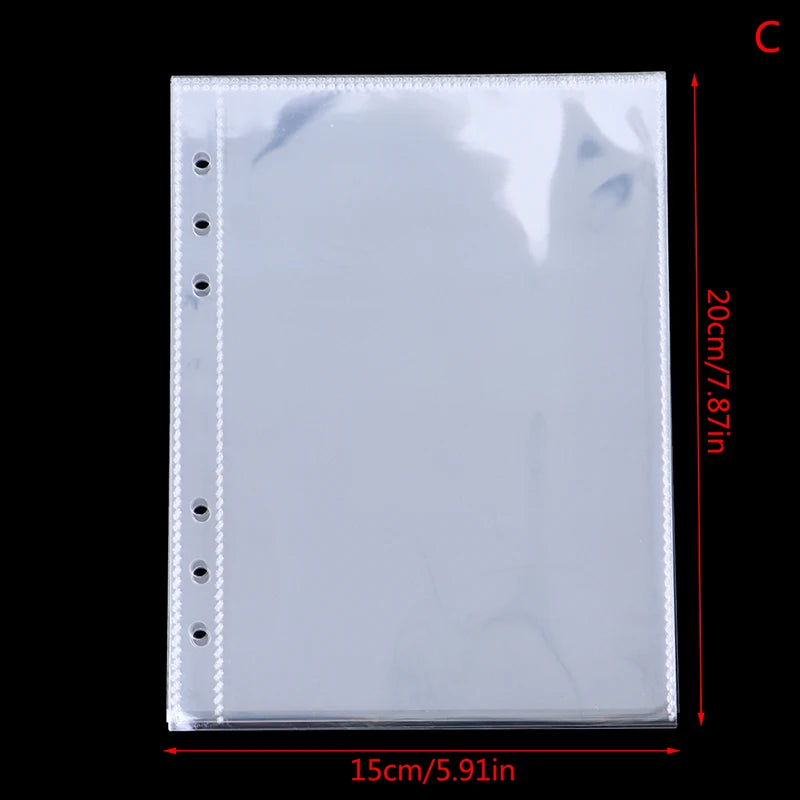 10Pcs A5 Photo Album Binder Sleeves 1P 2P 4P Photo Album Binder Refill Inner Cards Photocard Refill Bags Pocket Instax Name Card