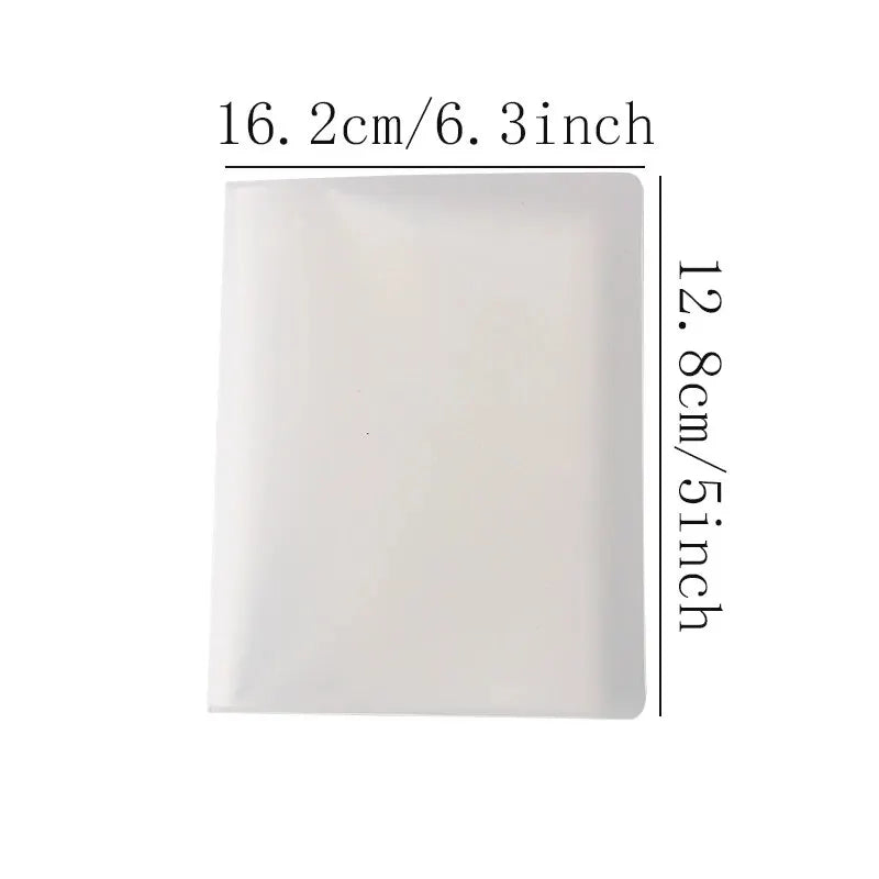 40pcs/book A6 Storage Booklet Simple Large-Capacity Waterproof Photo Storage Book High Quality PP Material
