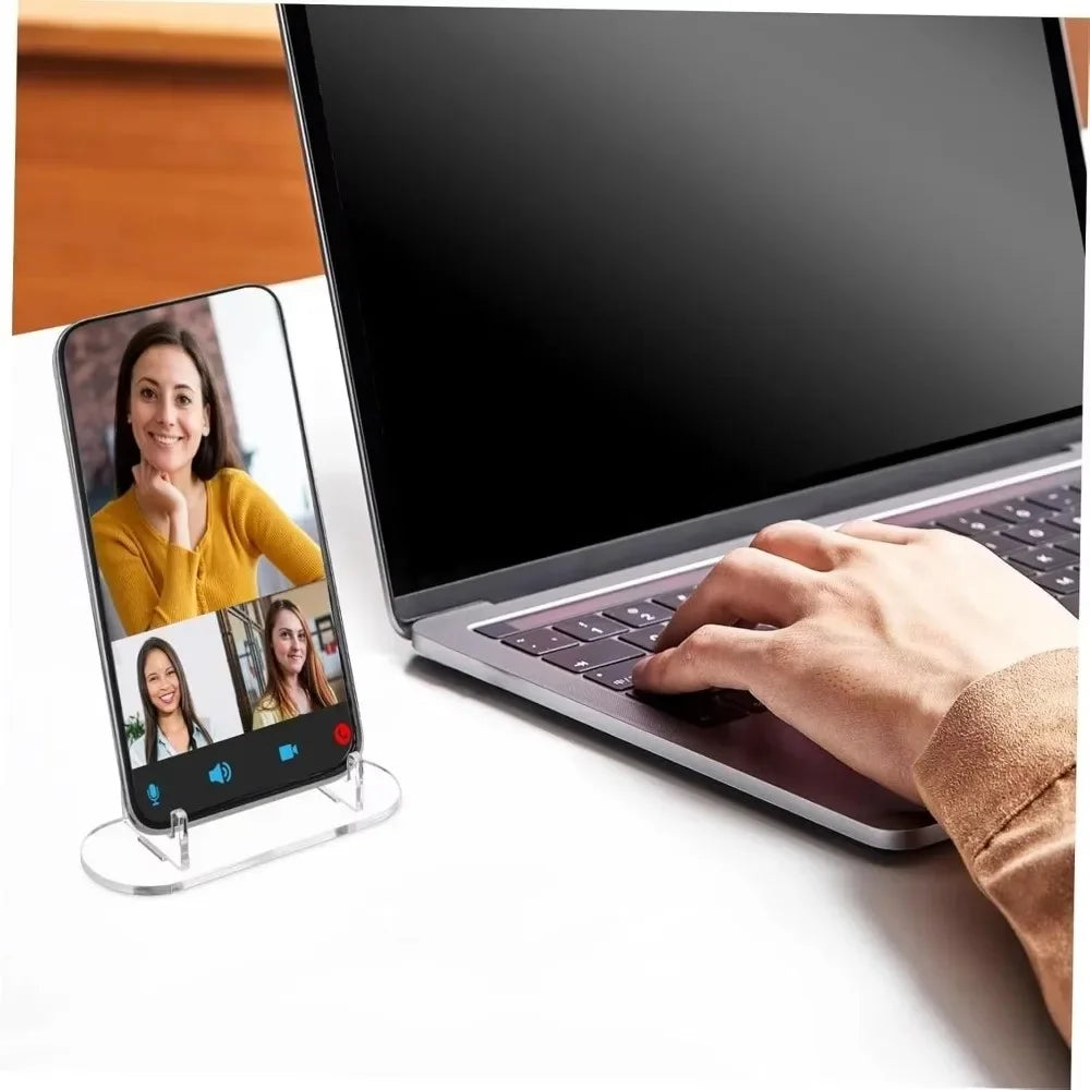 1pc Acrylic Clear Stand Acrylic Easel Display Stand Multi-functional Display Stand For Plate Cards