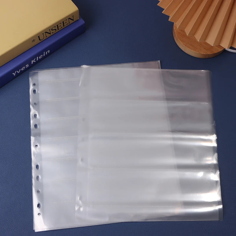 10pcs 35mm 120/135 Negatives Film Storage Pages Acid-free Bags Black&White Color Film Slide Preservers Pages Long-term Storage