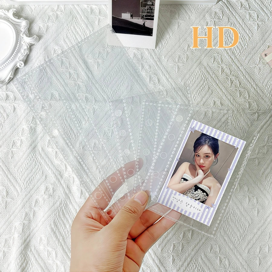 10/20/30/50 Pieces/Bag M5/A6/A7 Transparent Binder, Plastic Protective Cover, Portable Sticker Book, Binder, Photo Album Binder Refill, High-Quality Pp Material, Acid-Free, Pvc-Free, Safe Storage, High Transparency, Can Be Us
