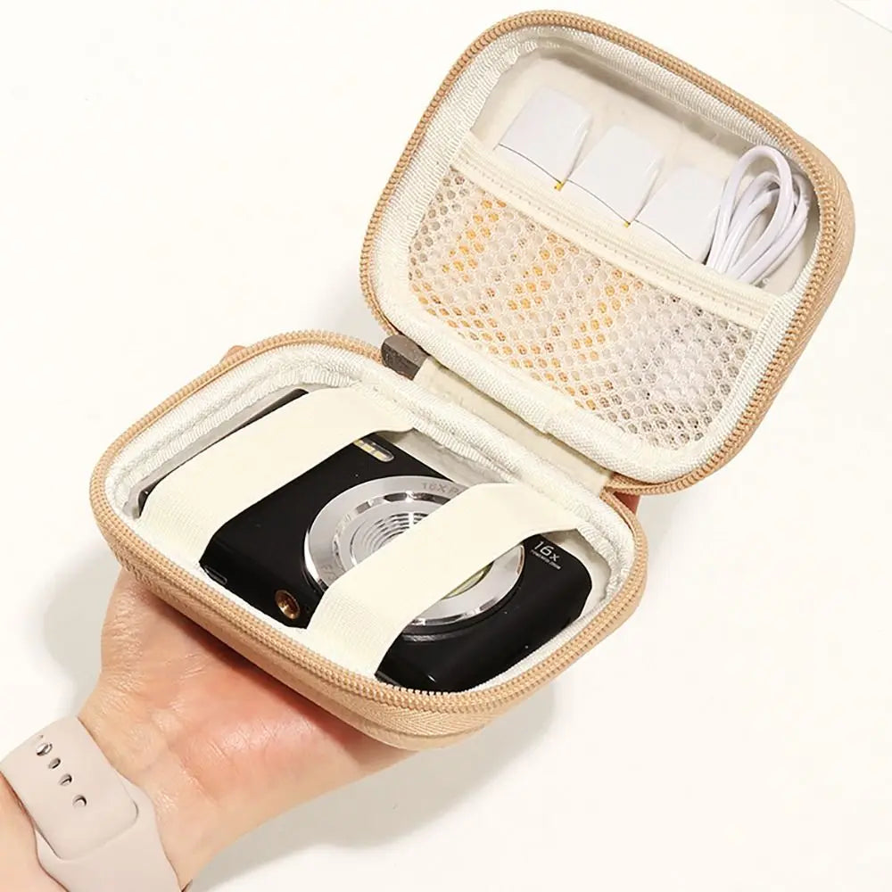 Camera Case for Digital Video Cameras Storage Holder Bag Shockproof Waterproof PU Leather Storage Bag Camera Accessories