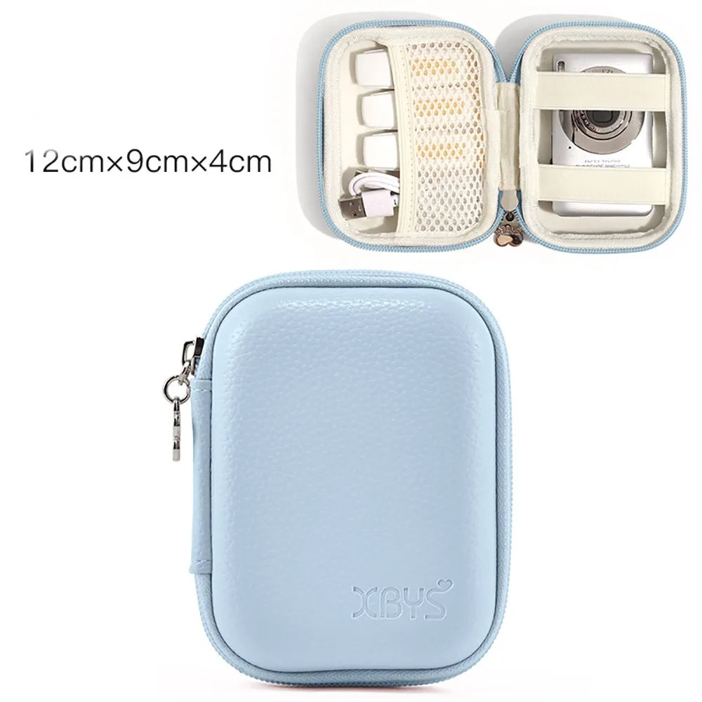Camera Case for Digital Video Cameras Storage Holder Bag Shockproof Waterproof PU Leather Storage Bag Camera Accessories